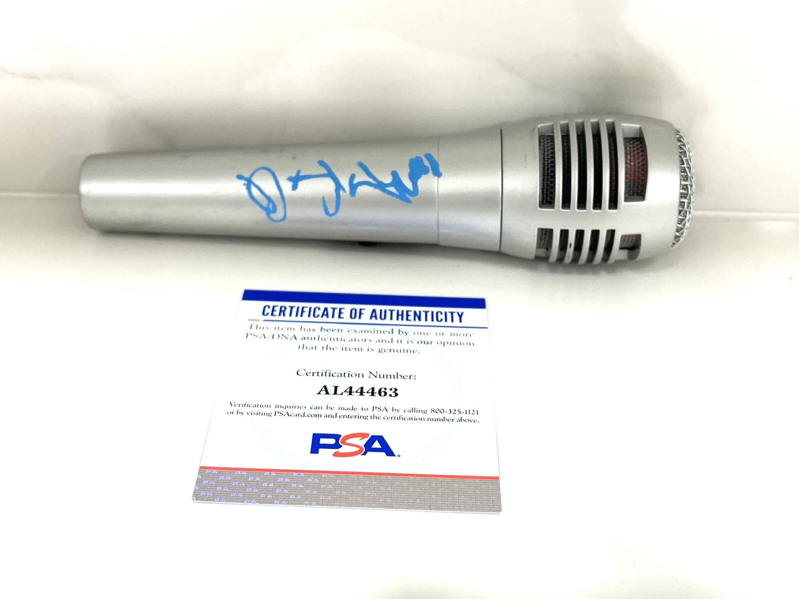 DJ KHALED HAND SIGNED MICROPHONE ANOTHER ONE DRAKE HIP HOP PSA DNA CERT #3 COLLECTIBLE MEMORABILIA