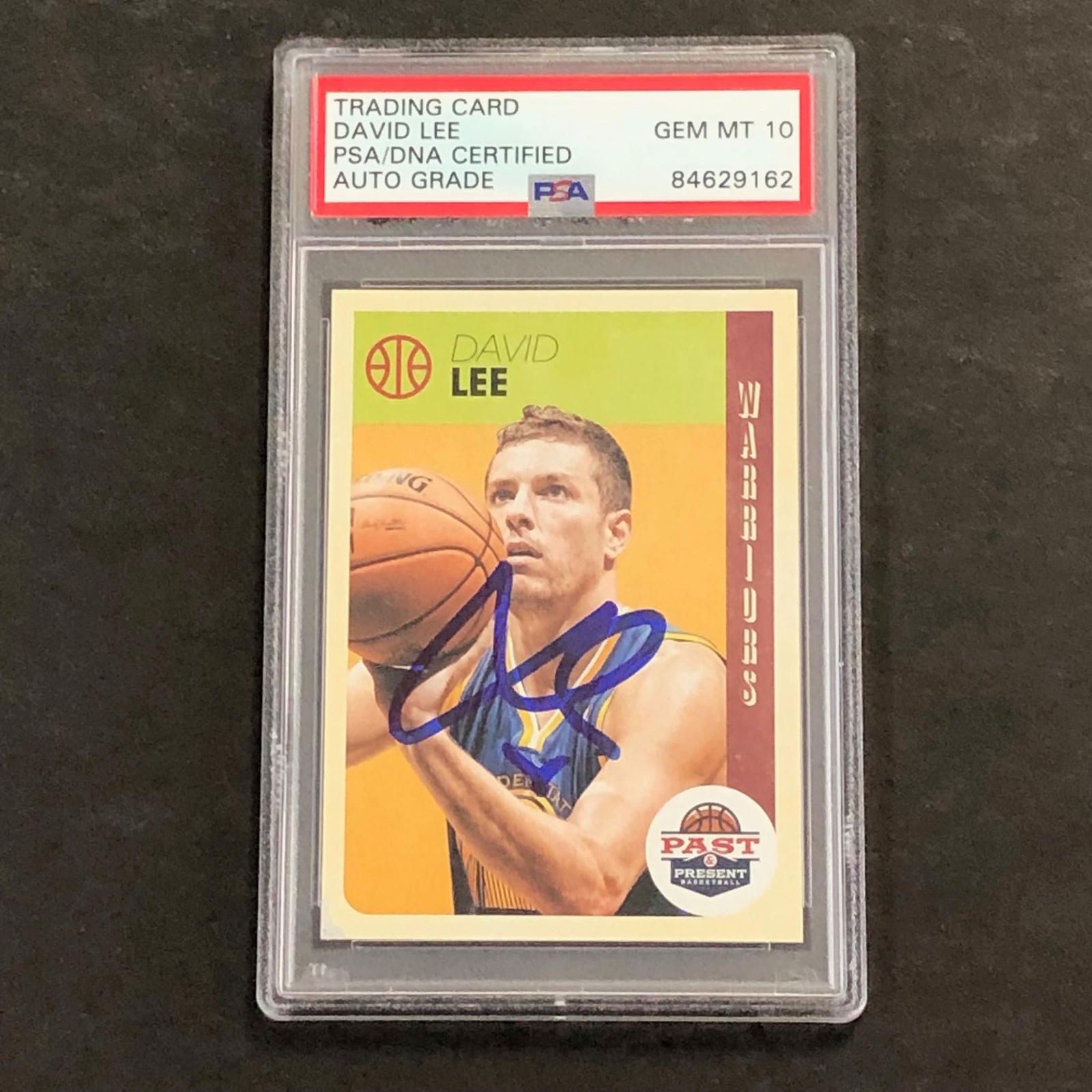 2012-13 Panini Past & Present #23 David Lee Signed Card AUTO 10 PSA Slabbed Warr