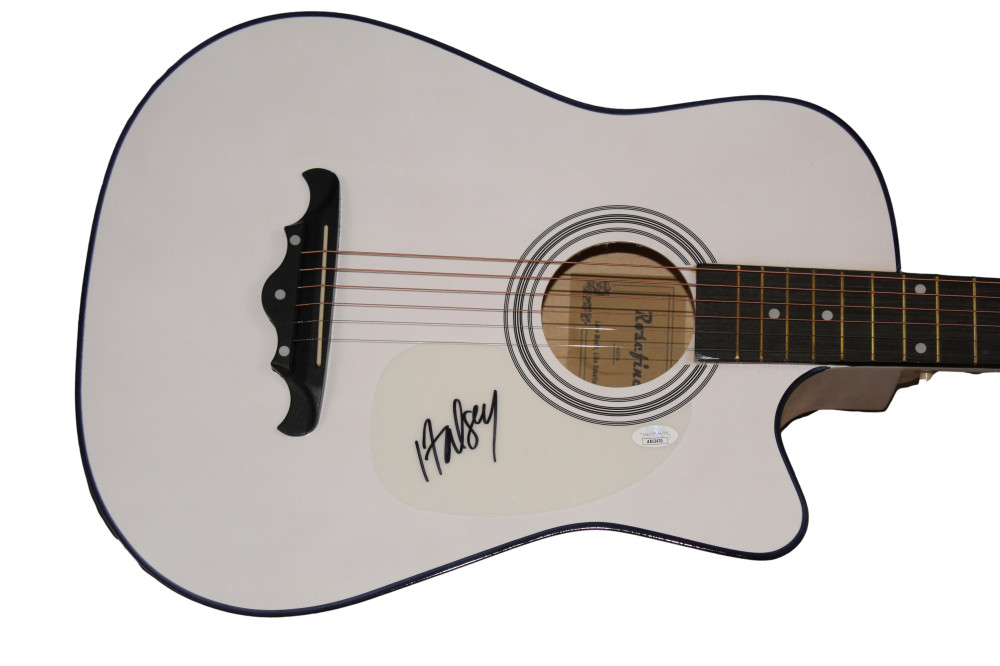 HALSEY SIGNED AUTOGRAPH FULL SIZE ACOUSTIC GUITAR - SEXY MANIC SINGER JSA COA