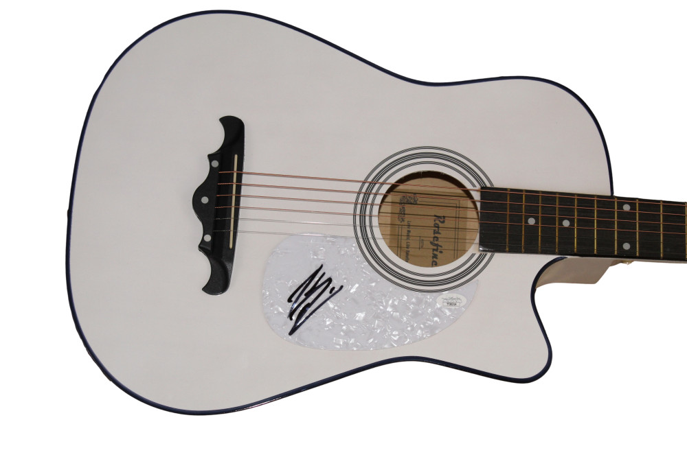 JORDAN DAVIS SIGNED AUTOGRAPH FULL SIZE ACOUSTIC GUITAR - HOME STATE W/ JSA COA
