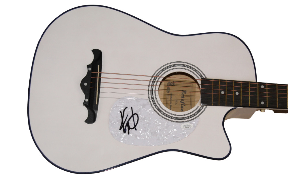KIP MOORE SIGNED AUTOGRAPH FULL SIZE ACOUSTIC GUITAR - UP ALL NIGHT W/ JSA COA