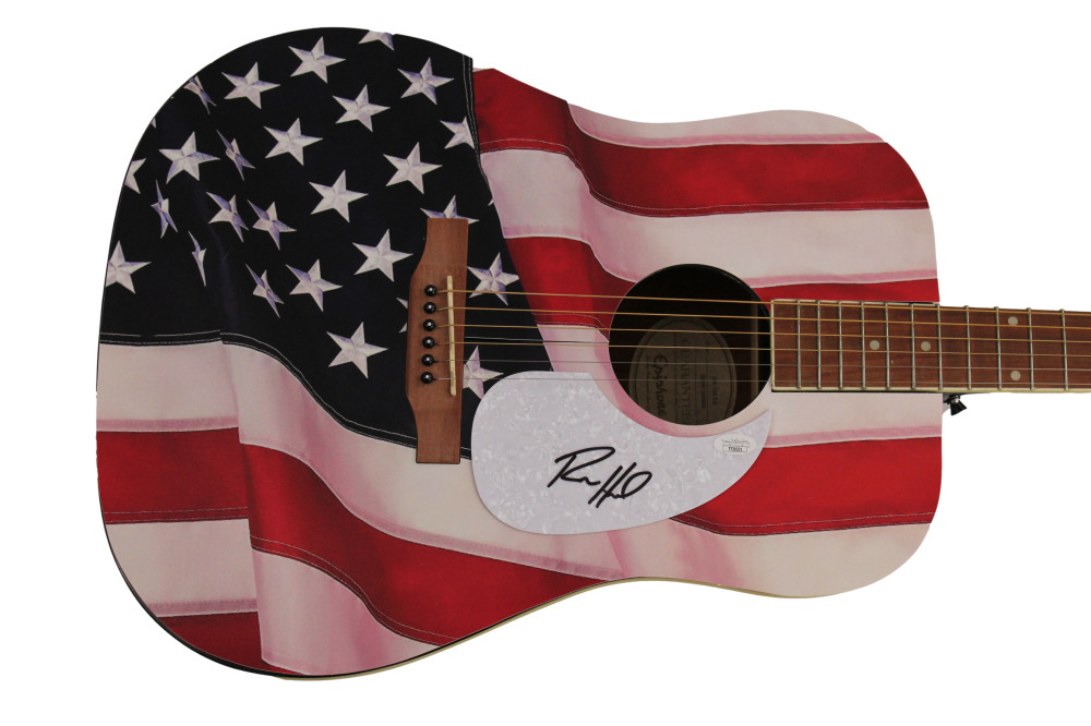 RYAN HURD SIGNED AUTOGRAPH GIBSON CUSTOM 1/1 EPIPHONE ACOUSTIC GUITAR JSA COA
