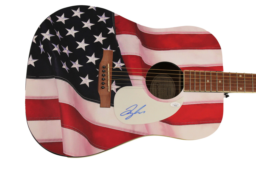 TYLER HUBBARD SIGNED AUTOGRAPH CUSTOM 1/1 GIBSON GUITAR FLORIDA GEORGIA LINE JSA