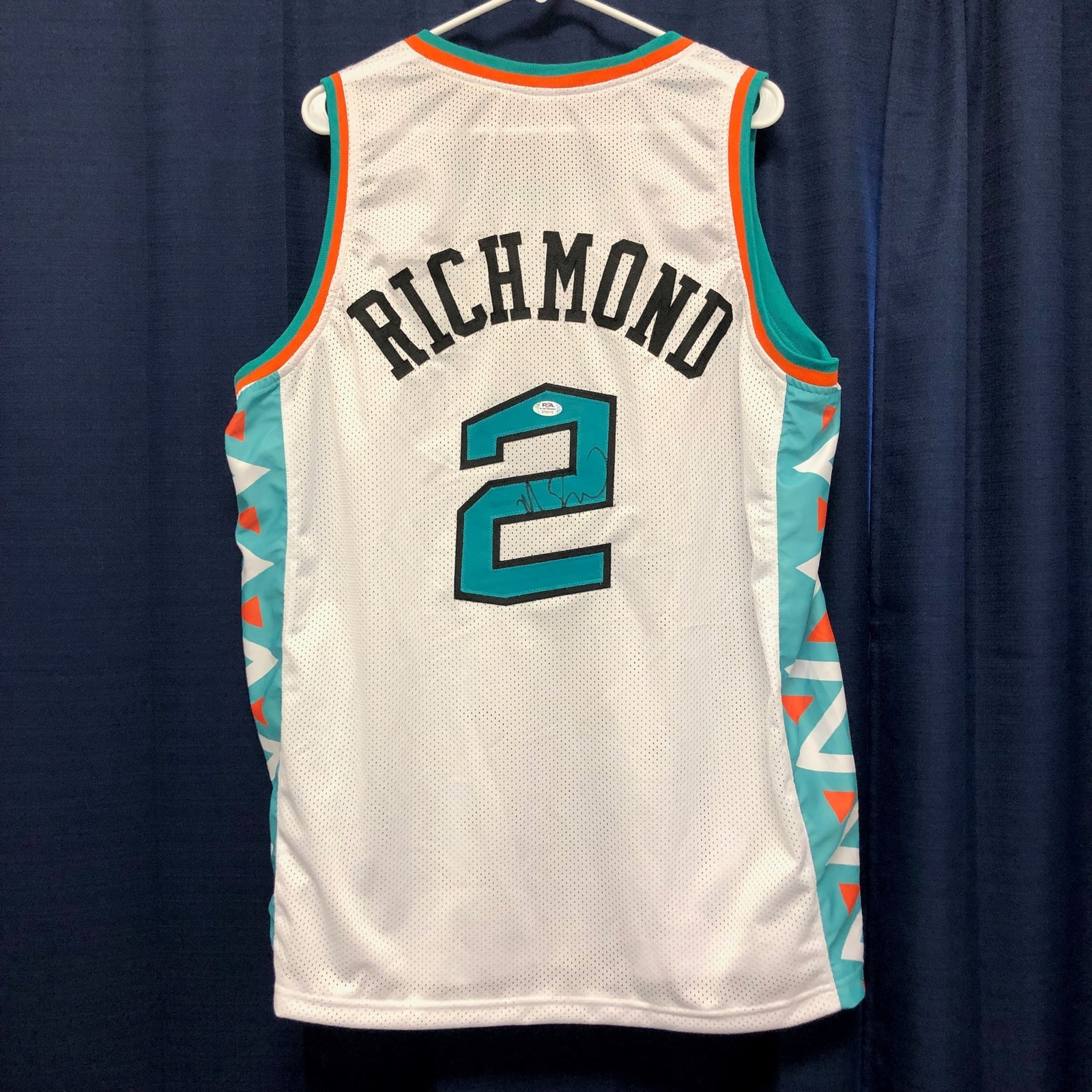 MITCH RICHMOND SIGNED JERSEY PSA/DNA SACRAMENTO KINGS AUTOGRAPHED ALLSTAR COLLECTIBLE MEMORABILIA