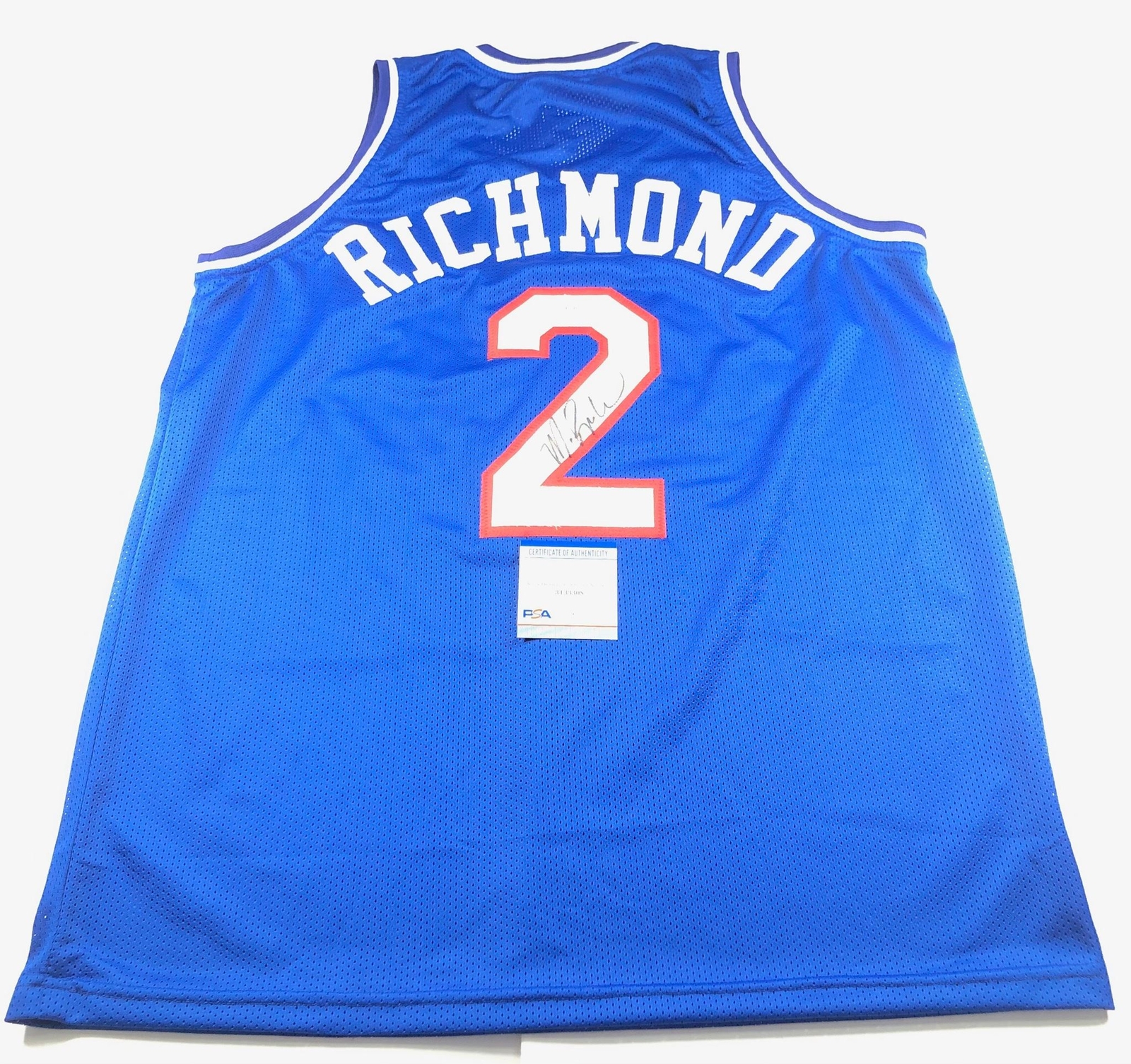 MITCH RICHMOND SIGNED JERSEY PSA/DNA SACRAMENTO KINGS AUTOGRAPHED COLLECTIBLE MEMORABILIA