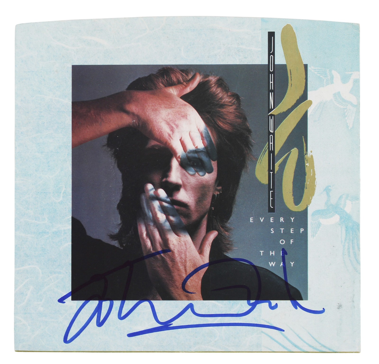 John Waite Signed Every Step Of The Way 45 RPM Album Cover BAS #BF88836