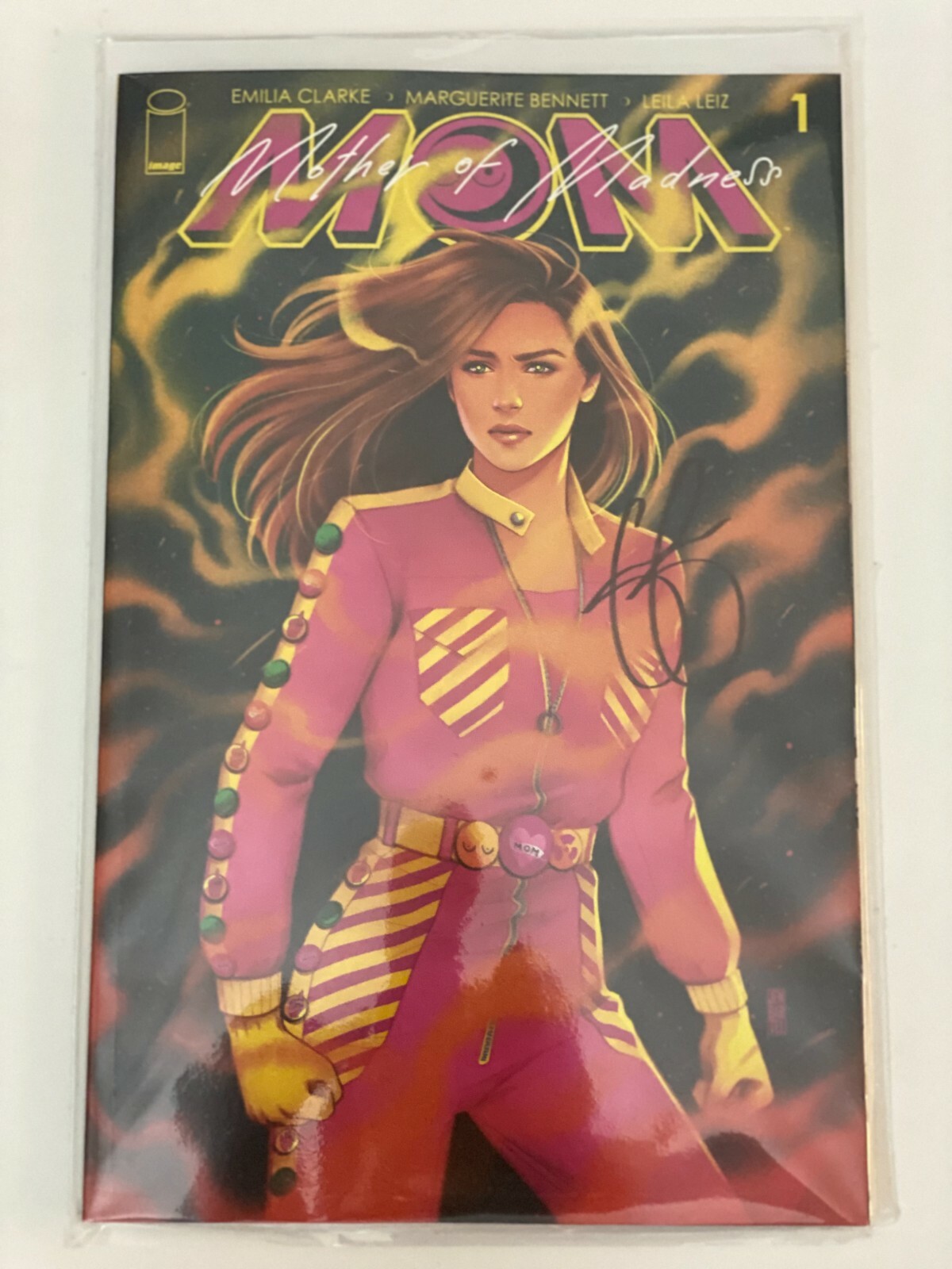 EMILIA CLARKE SIGNED MOTHER OF MADNESS COMIC BOOK AUTOGRAPH AUTO GAME THRONES B