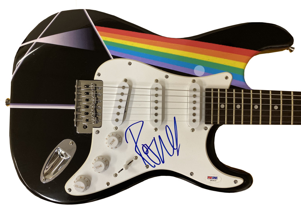 ROGER WATERS PINK FLOYD SIGNED FULL SIZE CUSTOM ELECTRIC GUITAR AUTOGRAPH BAS
