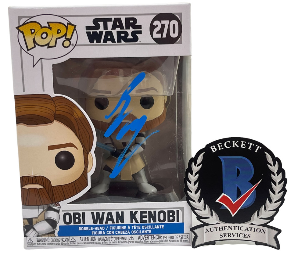 EWAN MCGREGOR SIGNED OBI-WAN KENOBI STAR WARS FUNKO FIGURE AUTOGRAPH BECKETT 4