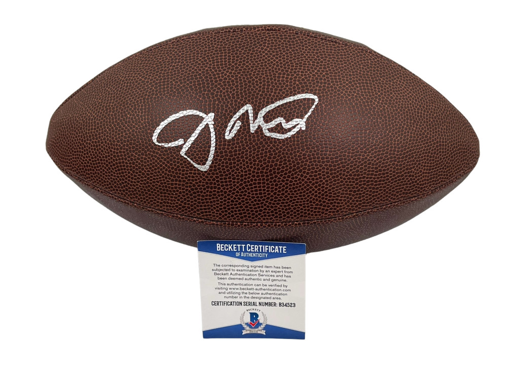 JOE MONTANA SIGNED NFL FOOTBALL SAN FRANCISCO 49ERS AUTOGRAPH BECKETT COA 1