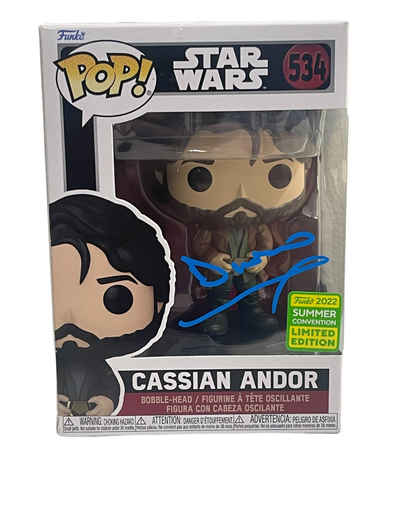 DIEGO LUNA SIGNED STAR WARS CASSIAN ANDOR FUNKO 534 2022 LIMITED EDITION BECKETT