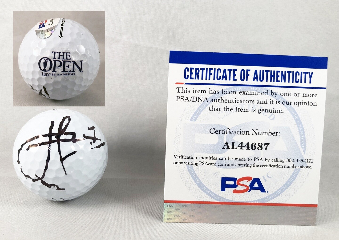 Cameron Smith Signed Golf Ball 2022 The Open Championship 150 PSA/DNA 2 COA