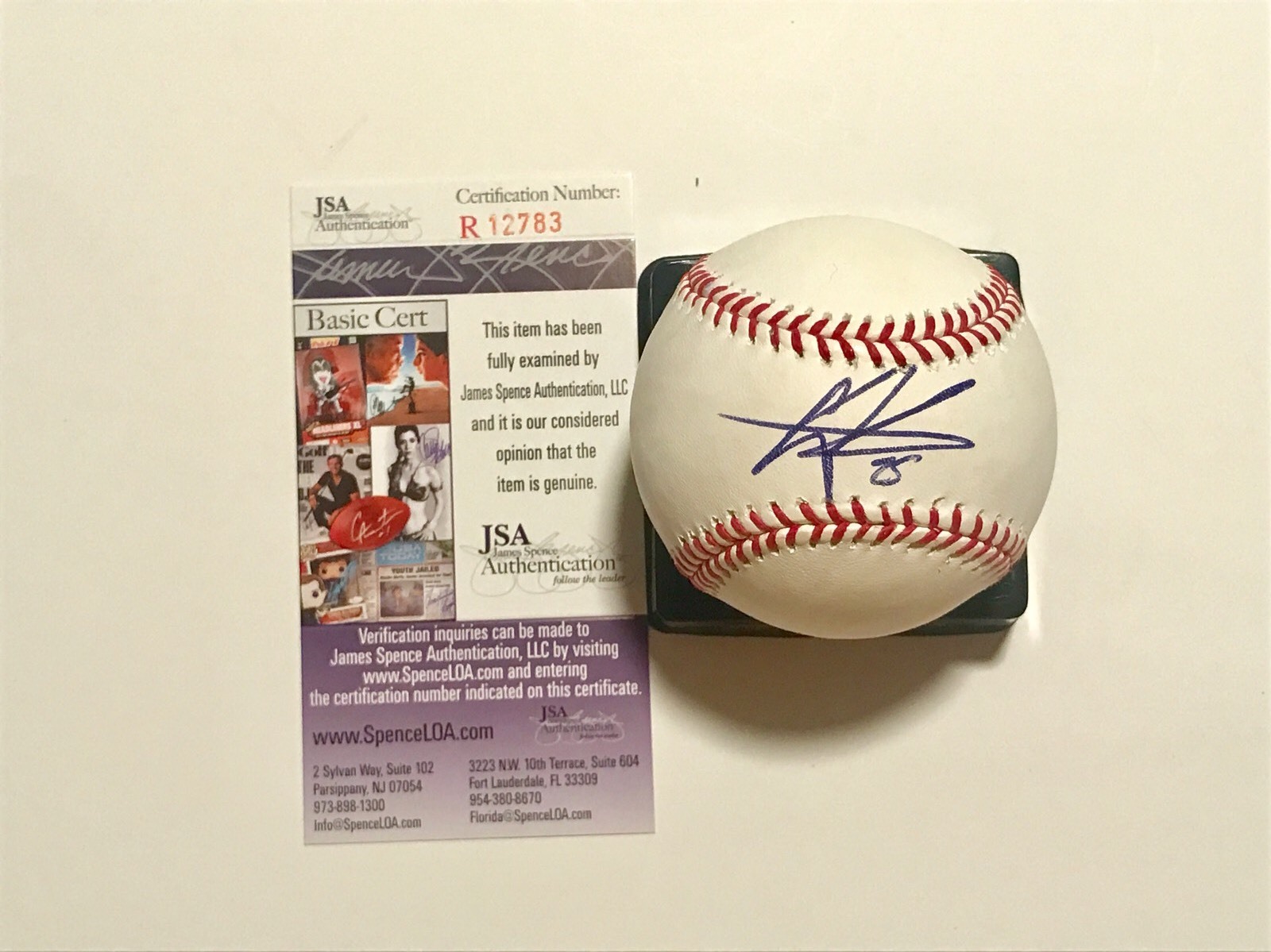 GREGORY POLANCO SIGNED OML BASEBALL JSA PITTSBURGH PIRATES