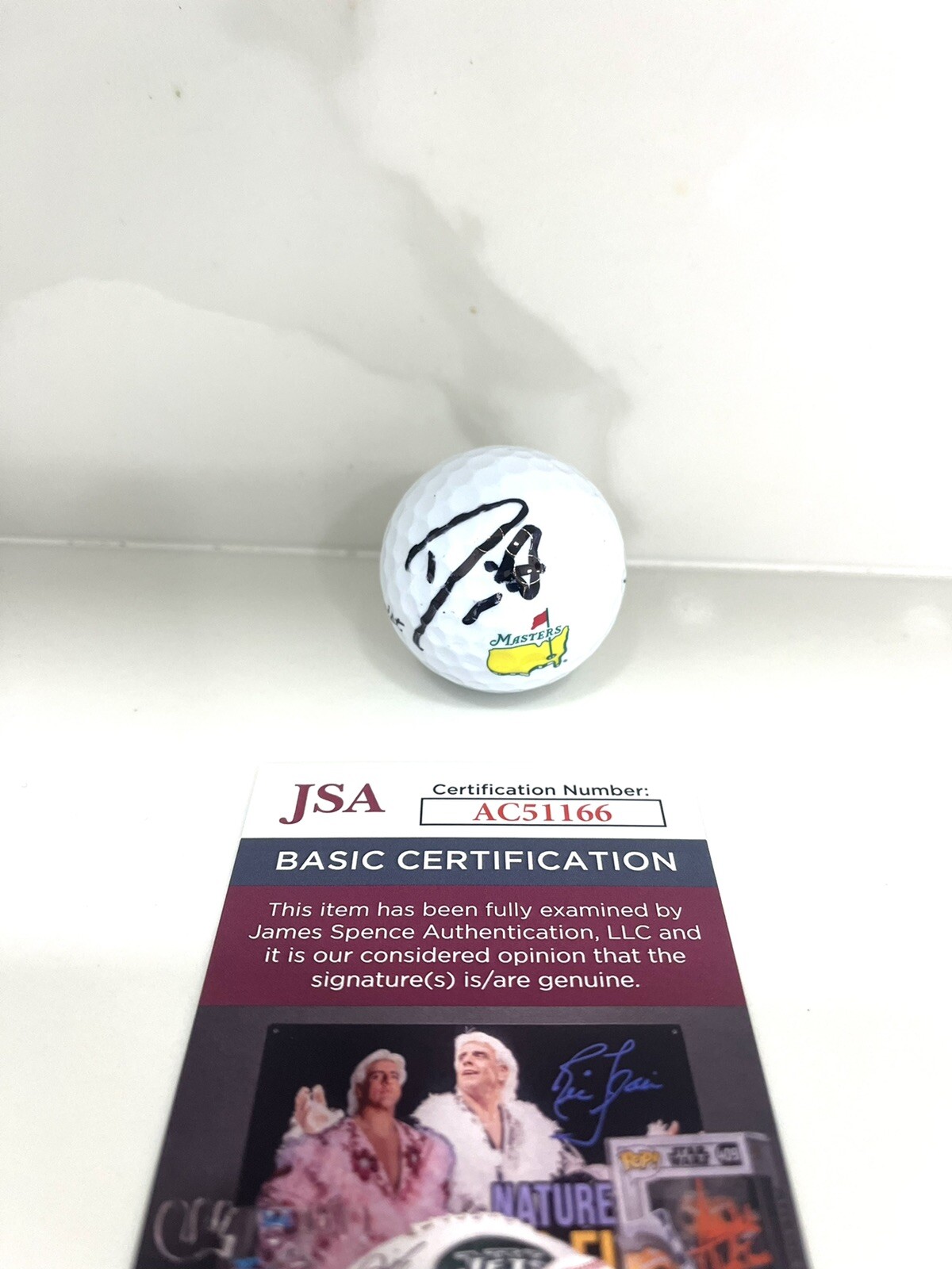 Danny Willett hand signed Masters logo golf ball PGA JSA CERT