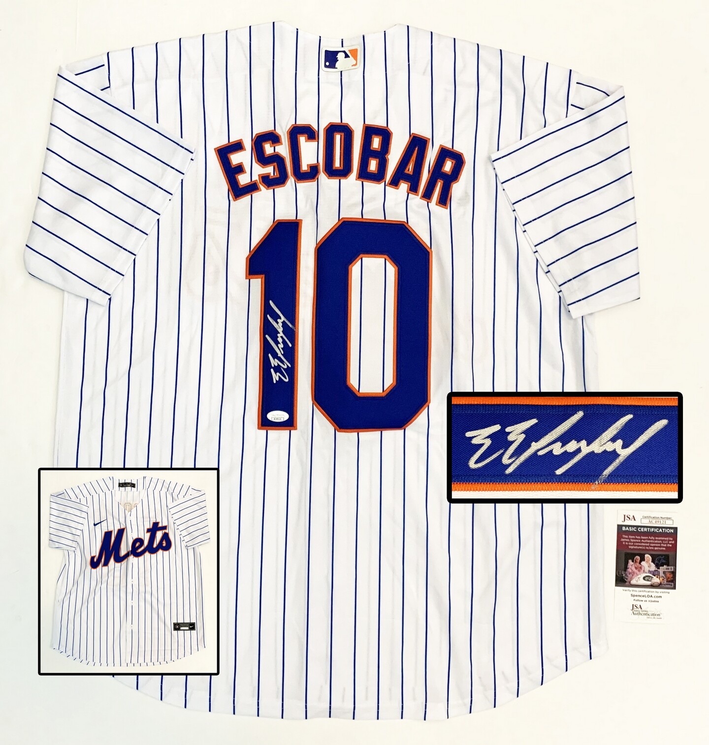 New York Mets Eduardo Escobar Signed Jersey JSA COA