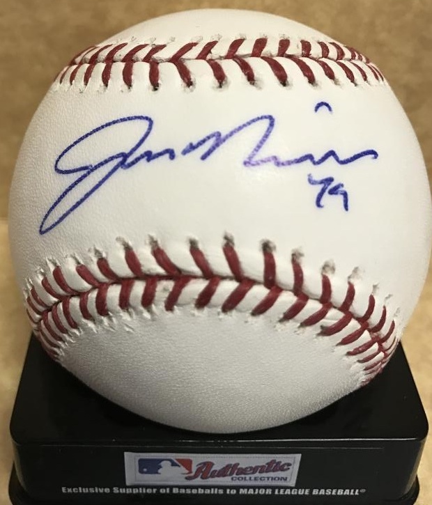 JON NIESE NEW YORK METS/PIRATES SIGNED AUTOGRAPHED M.L. BASEBALL W/COA