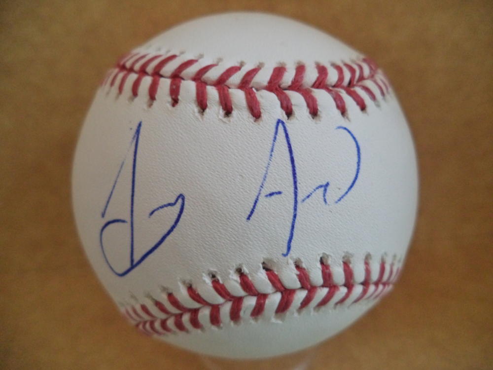 ANTHONY ALFORD TORONTO BLUE JAYS SIGNED AUTOGRAPHED M.L. BASEBALL W/COA C