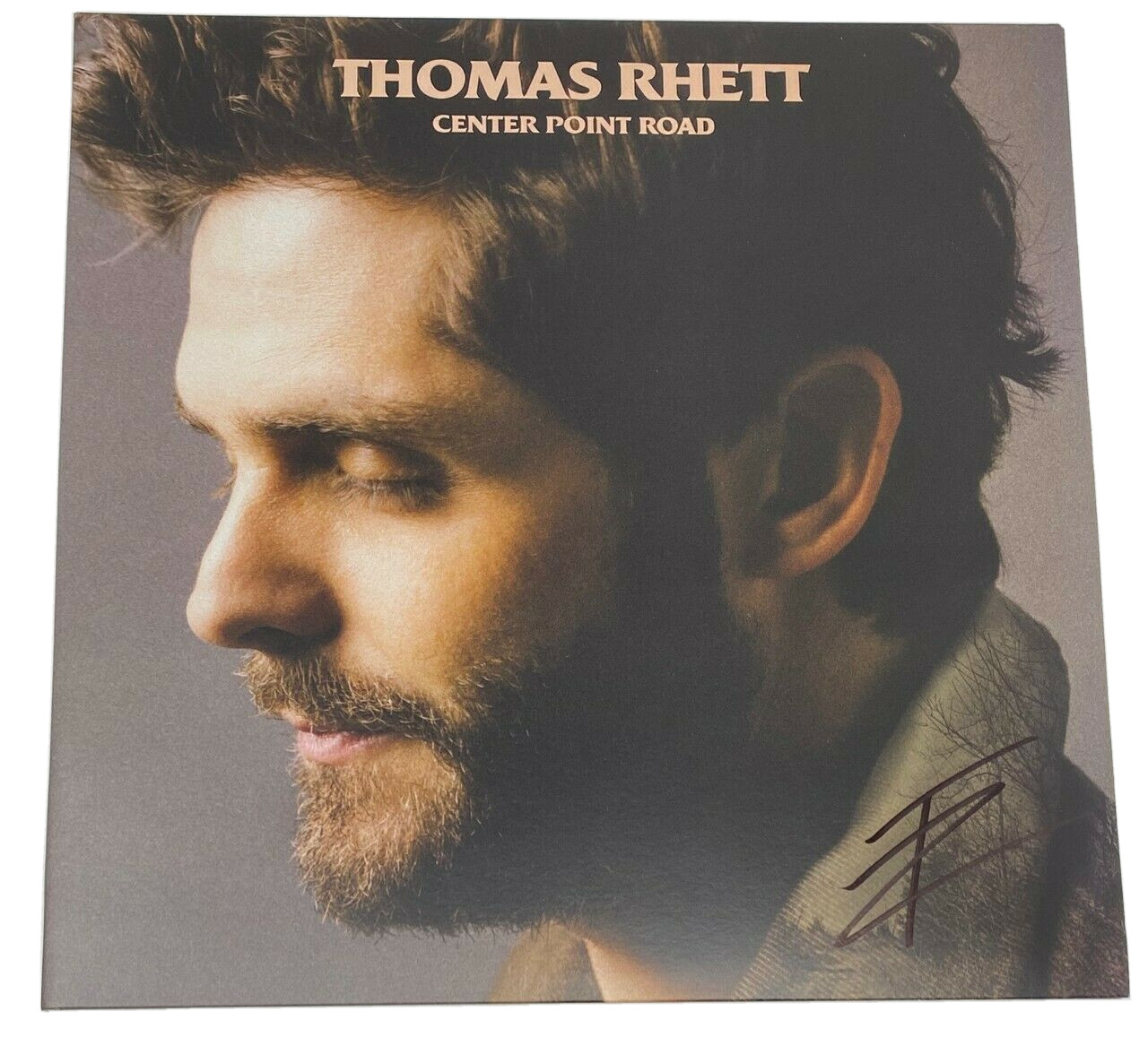 THOMAS RHETT SIGNED CENTER POINT ROAD VINYL RECORD ALBUM LP BECKETT COA COLLECTIBLE MEMORABILIA