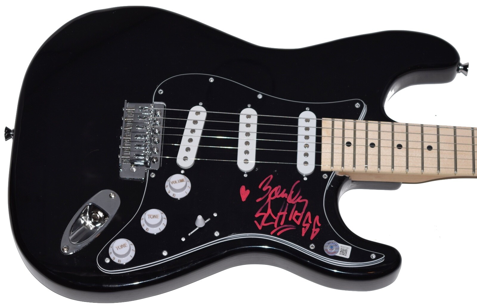 ZANDER SCHLOSS SIGNED AUTOGRAPHED ELECTRIC GUITAR THE CIRCLE JERKS BECKETT COA COLLECTIBLE MEMORABILIA