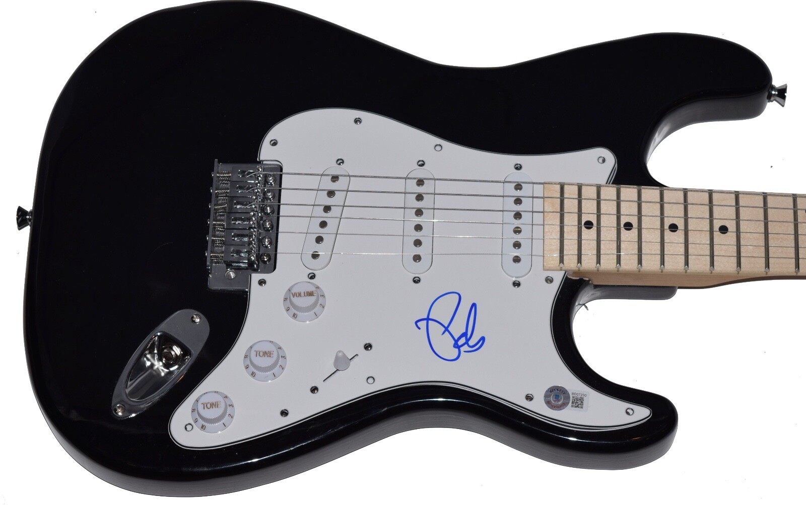 PETE WENTZ SIGNED AUTOGRAPHED ELECTRIC GUITAR BECKETT BAS COA COLLECTIBLE MEMORABILIA
