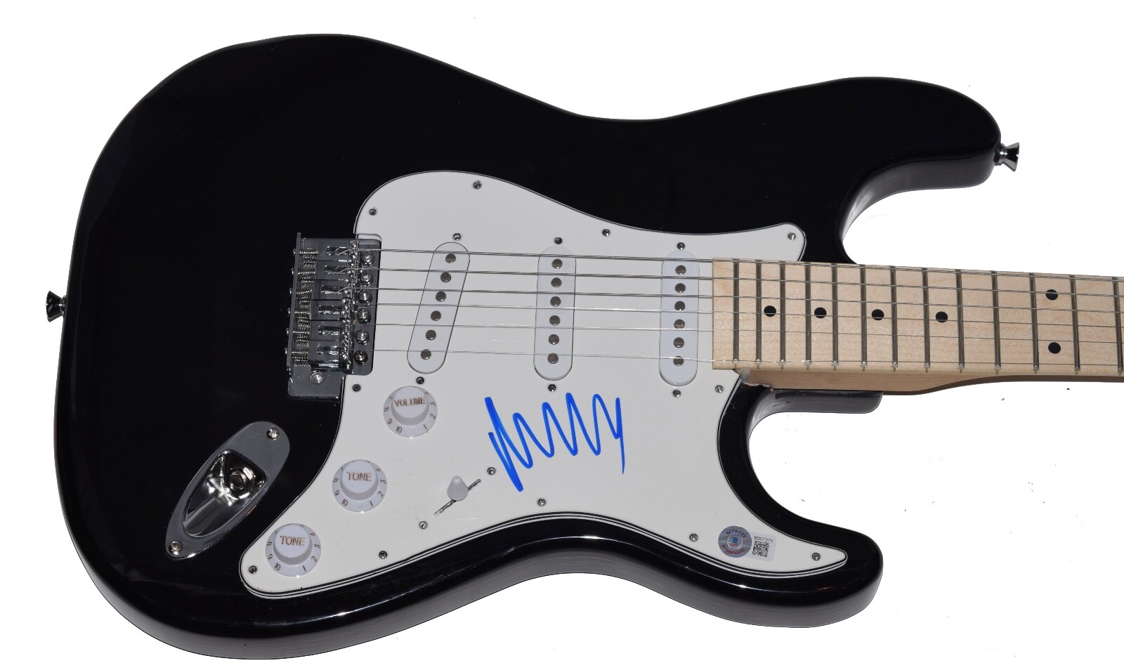 Marcus Mumford Signed Autographed Electric Guitar Mumford & Sons Beckett COA