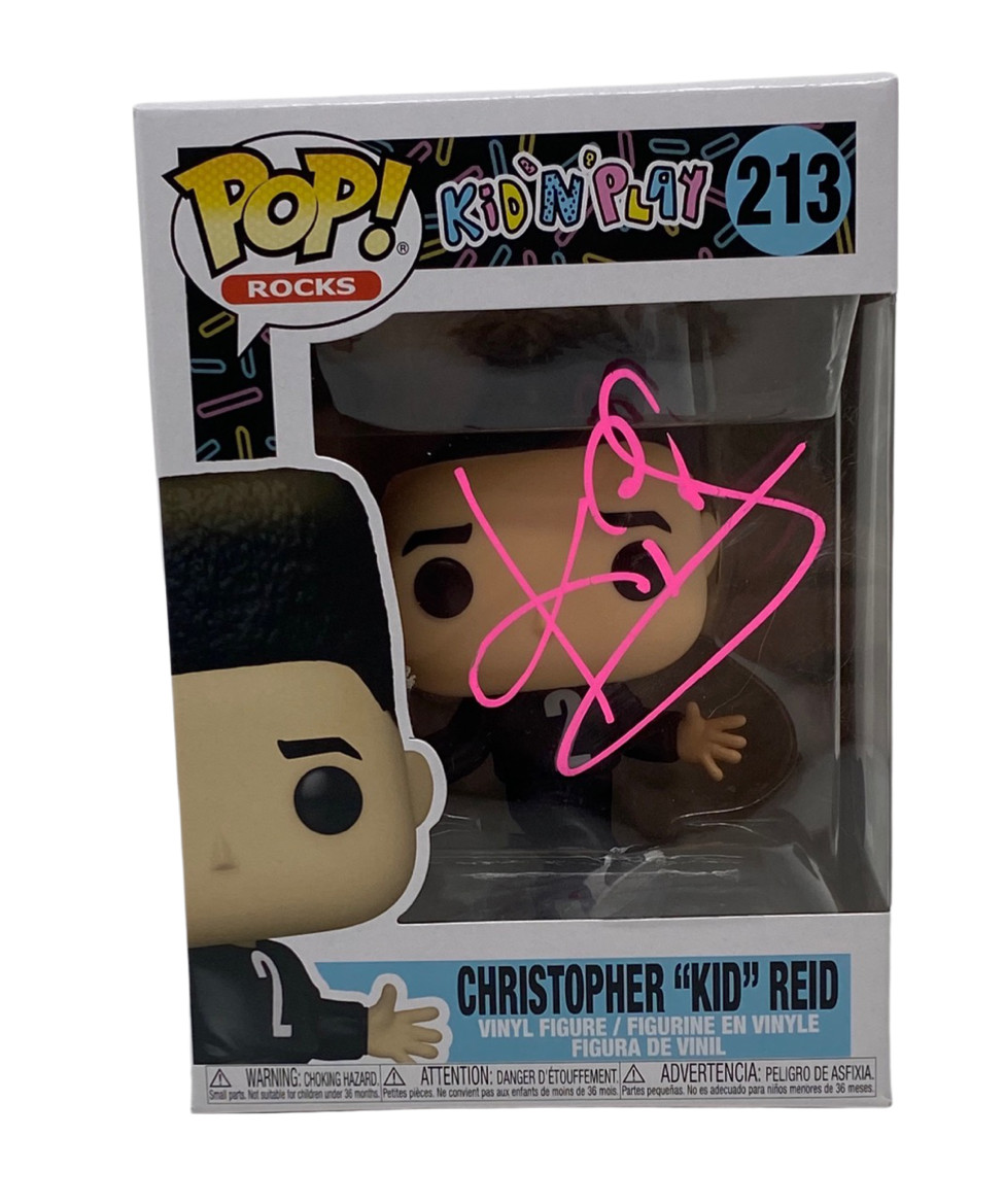 CHRISTOPHER KID REID SIGNED AUTOGRAPH FUNKO POP KID ‘N PLAY RAPPER BECKETT COA COLLECTIBLE MEMORABILIA