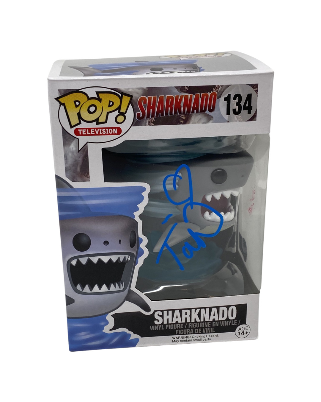 TARA REID SIGNED AUTOGRAPHED SHARKNADO FUNKO POP FIGURE BECKETT BAS COA COLLECTIBLE MEMORABILIA