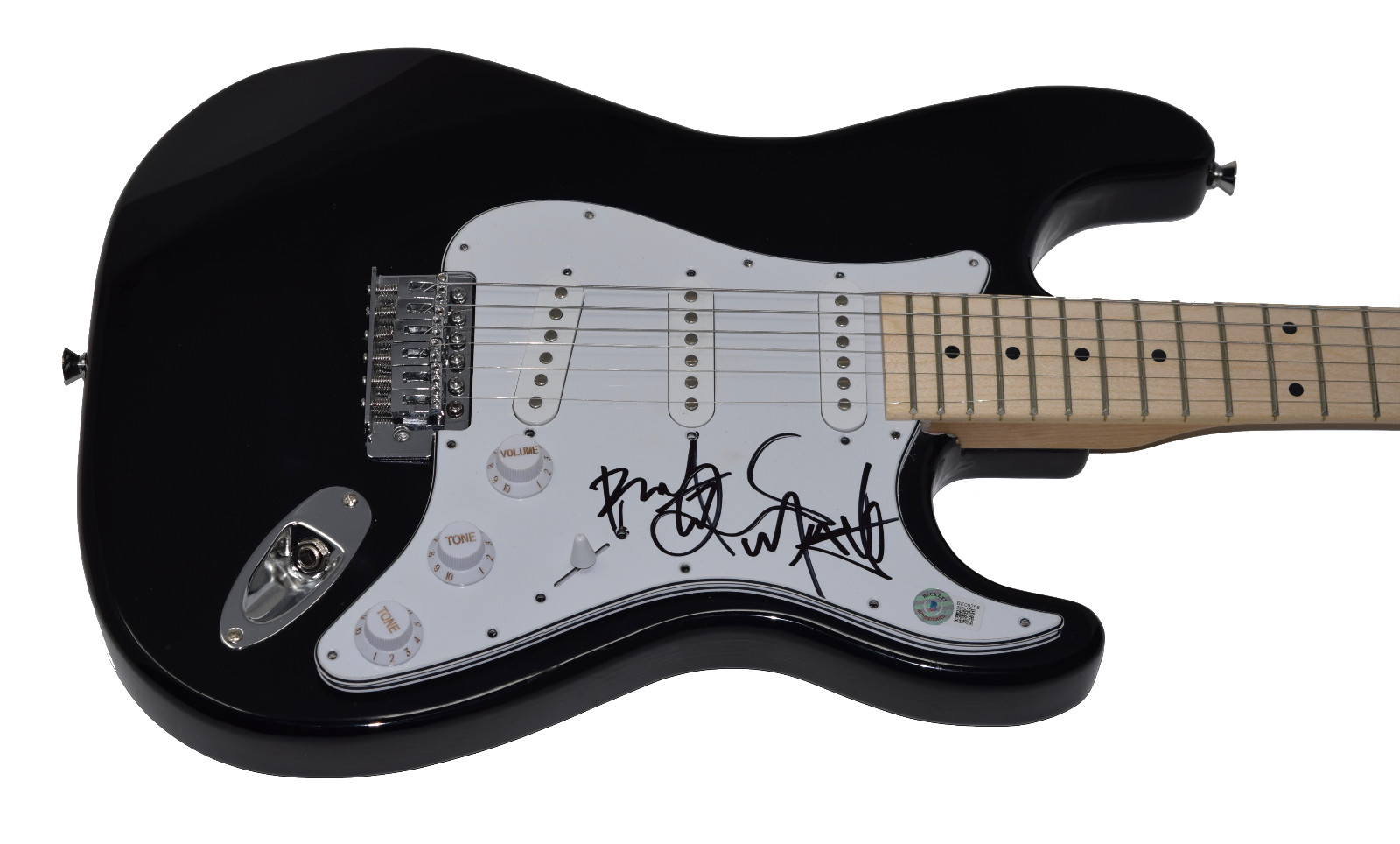 DAMIAN MARLEY JR GONG SIGNED AUTOGRAPHED ELECTRIC GUITAR BOB’S SON BECKETT COA COLLECTIBLE MEMORABILIA