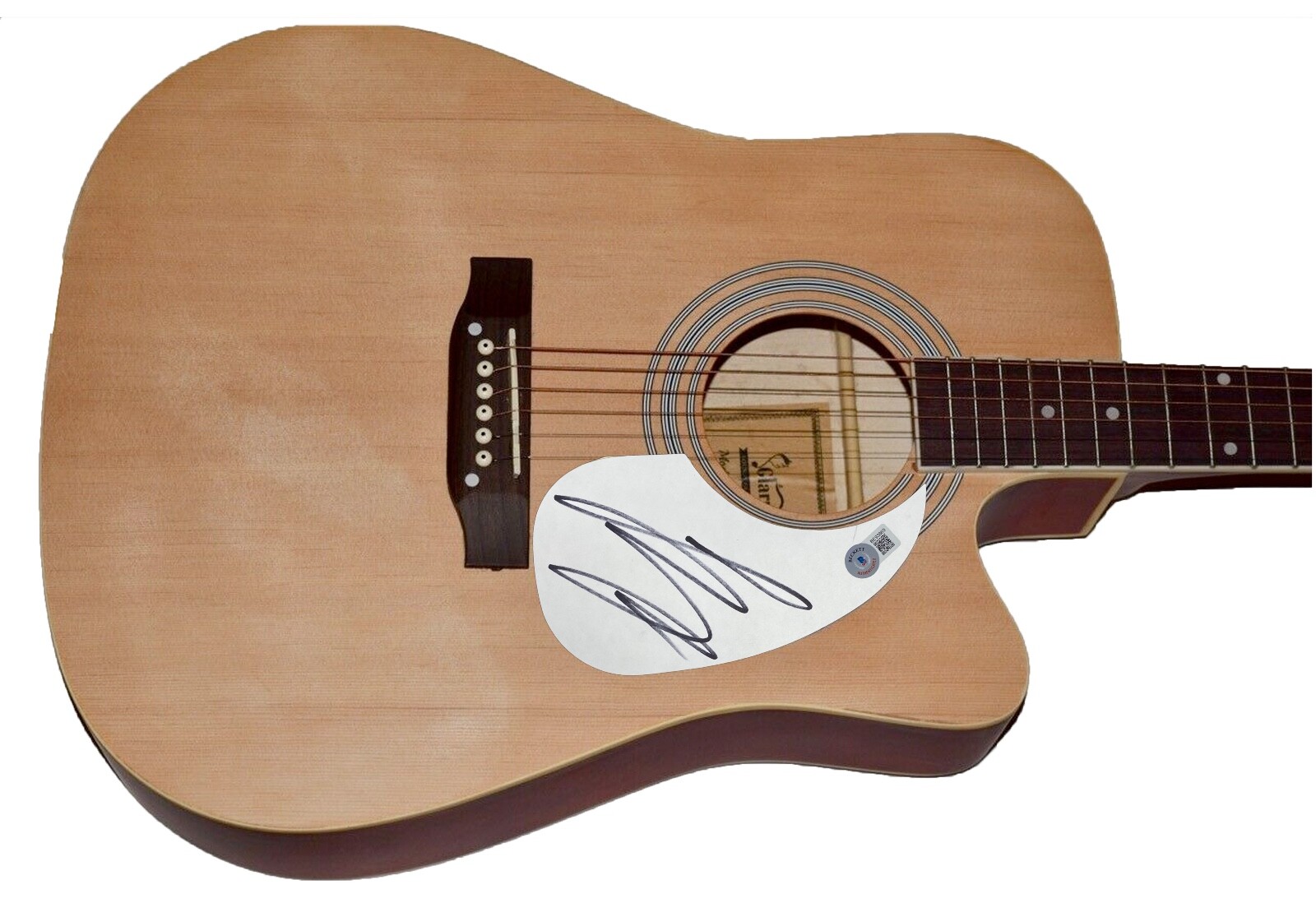 Luke Bryan Signed Autographed Full Size Acoustic Guitar Country Beckett COA