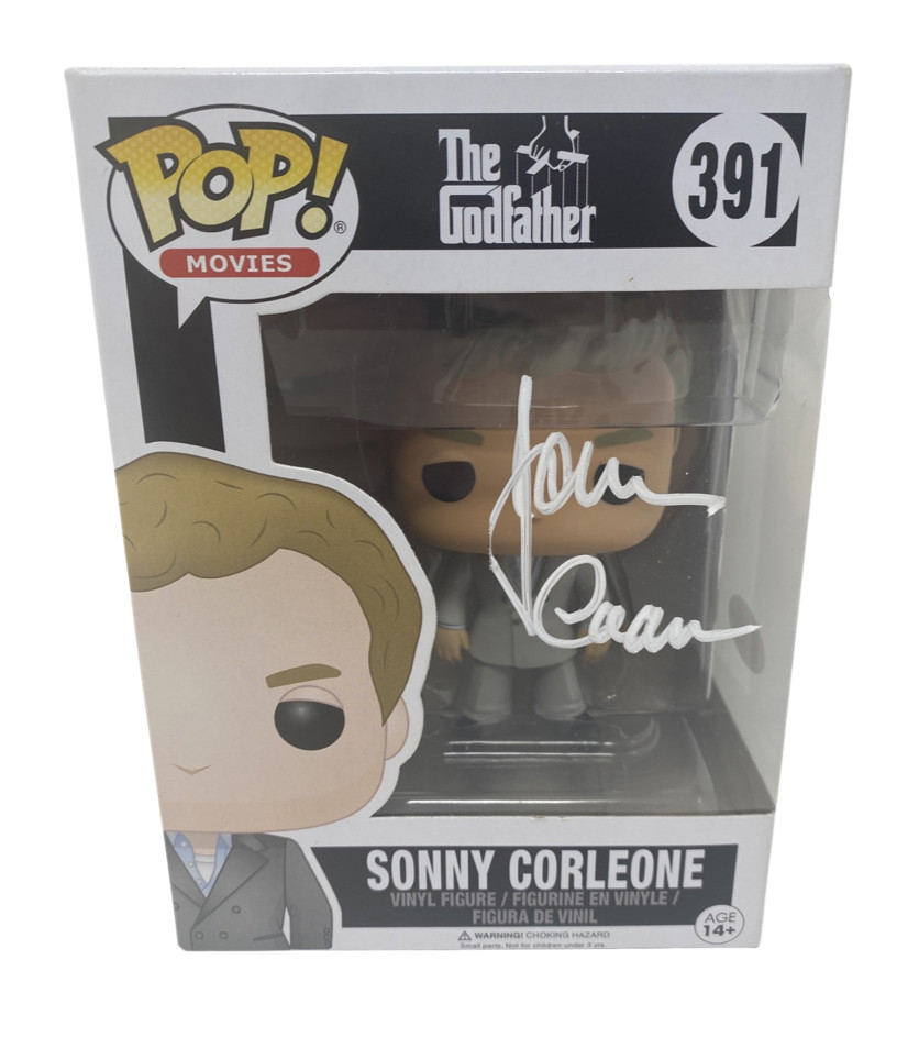 JAMES CAAN SIGNED AUTOGRAPHED FUNKO POP SONNY CORLEONE THE GODFATHER BECKETT COA COLLECTIBLE MEMORABILIA