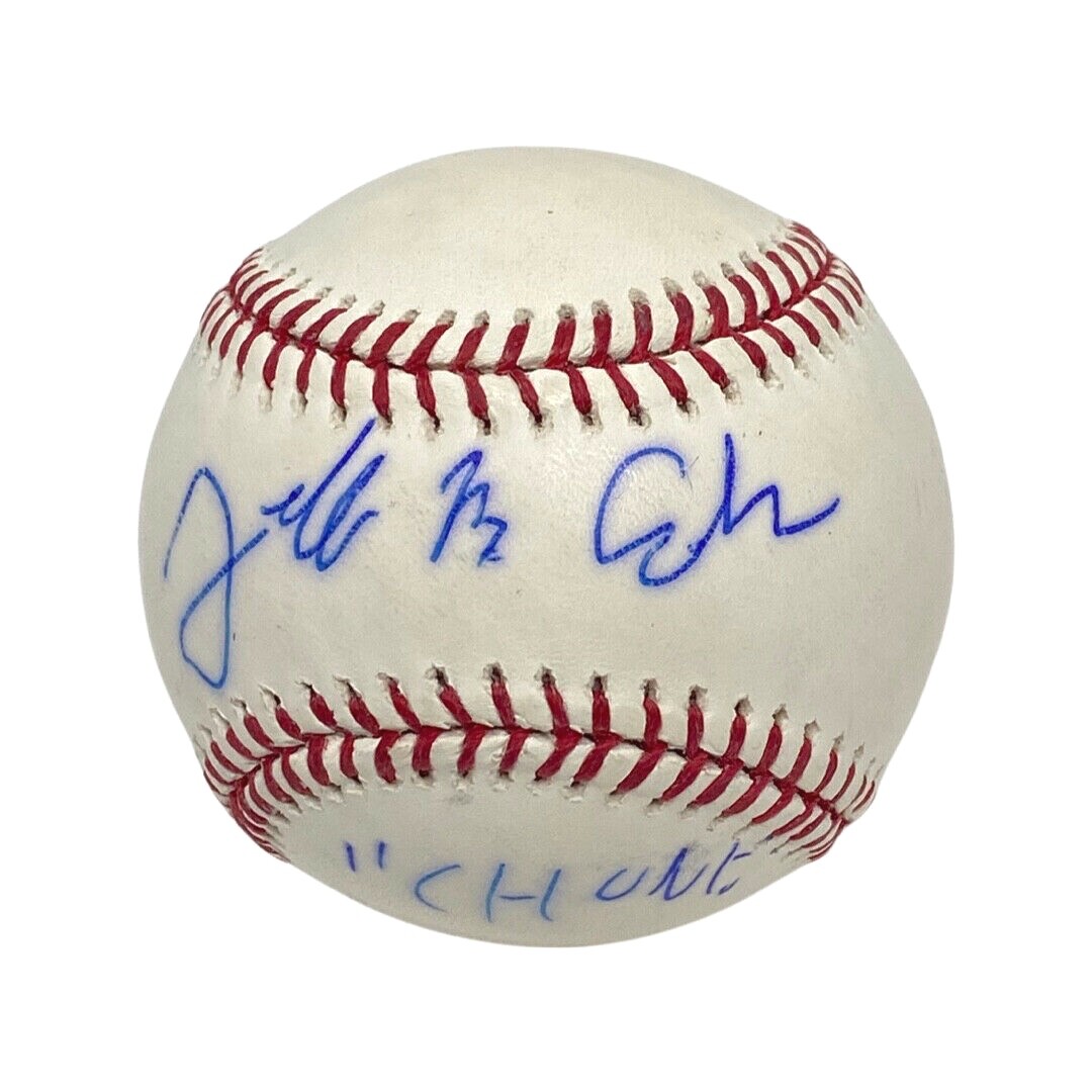 Jeff Cohen Signed Autographed MLB Baseball The Goonies Chunk Beckett COA