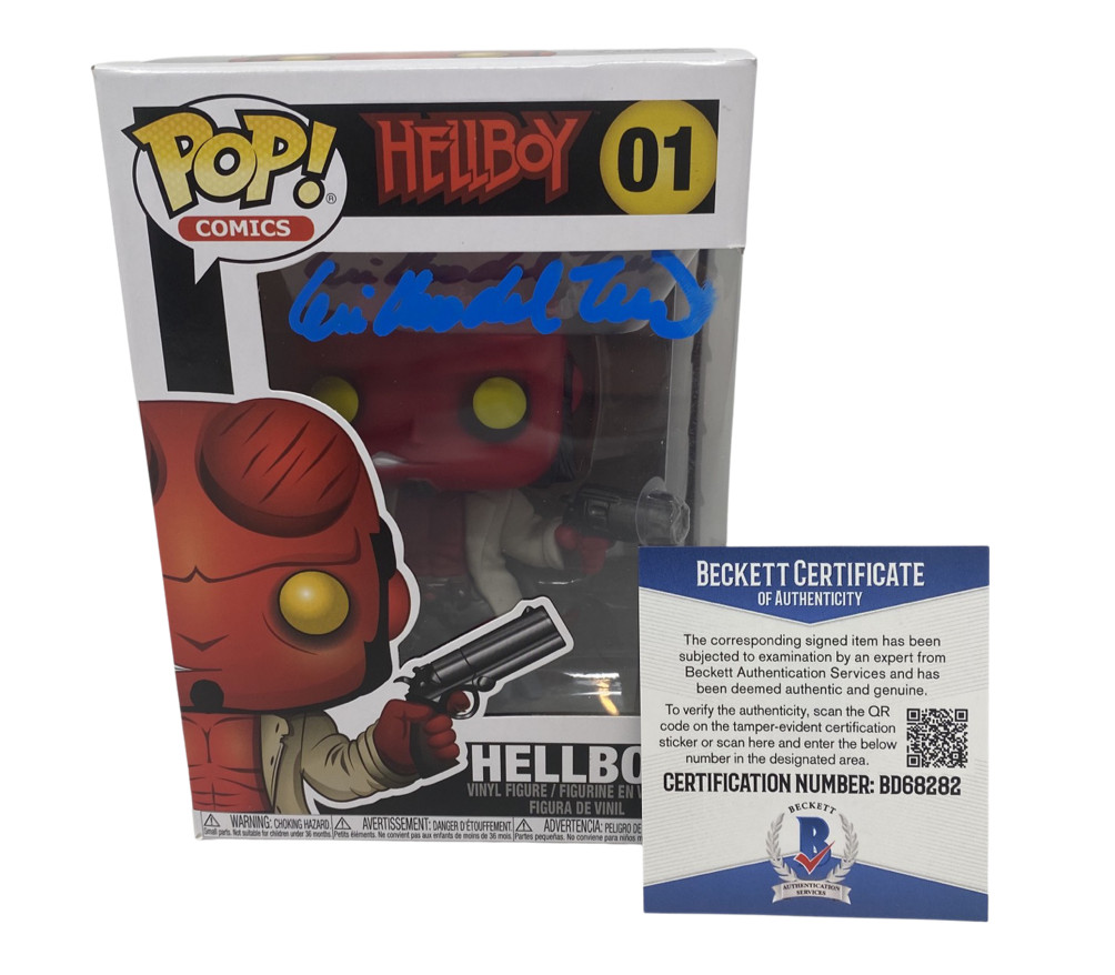 Guillermo Del Toro Signed Autographed Hellboy Funko Pop Figure Beckett BAS COA