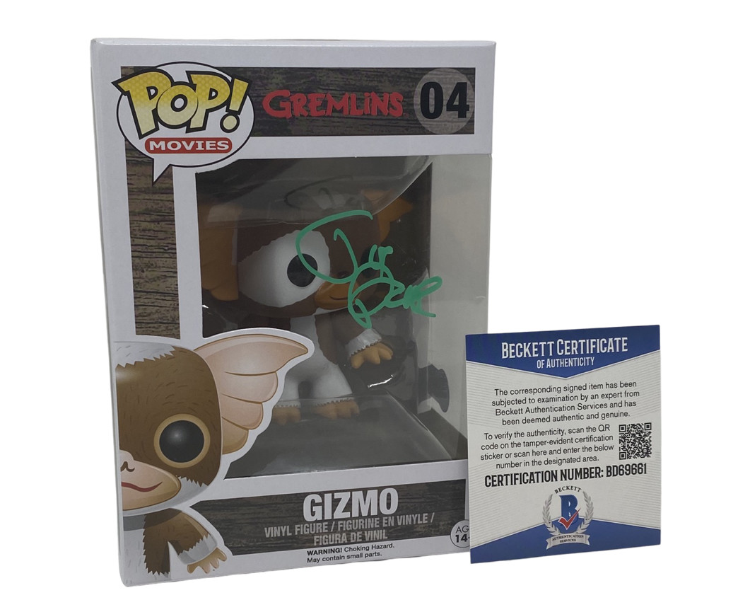 Joe Dante Signed Autograph Gremlins Gizmo Funko Pop Figure Director Beckett COA