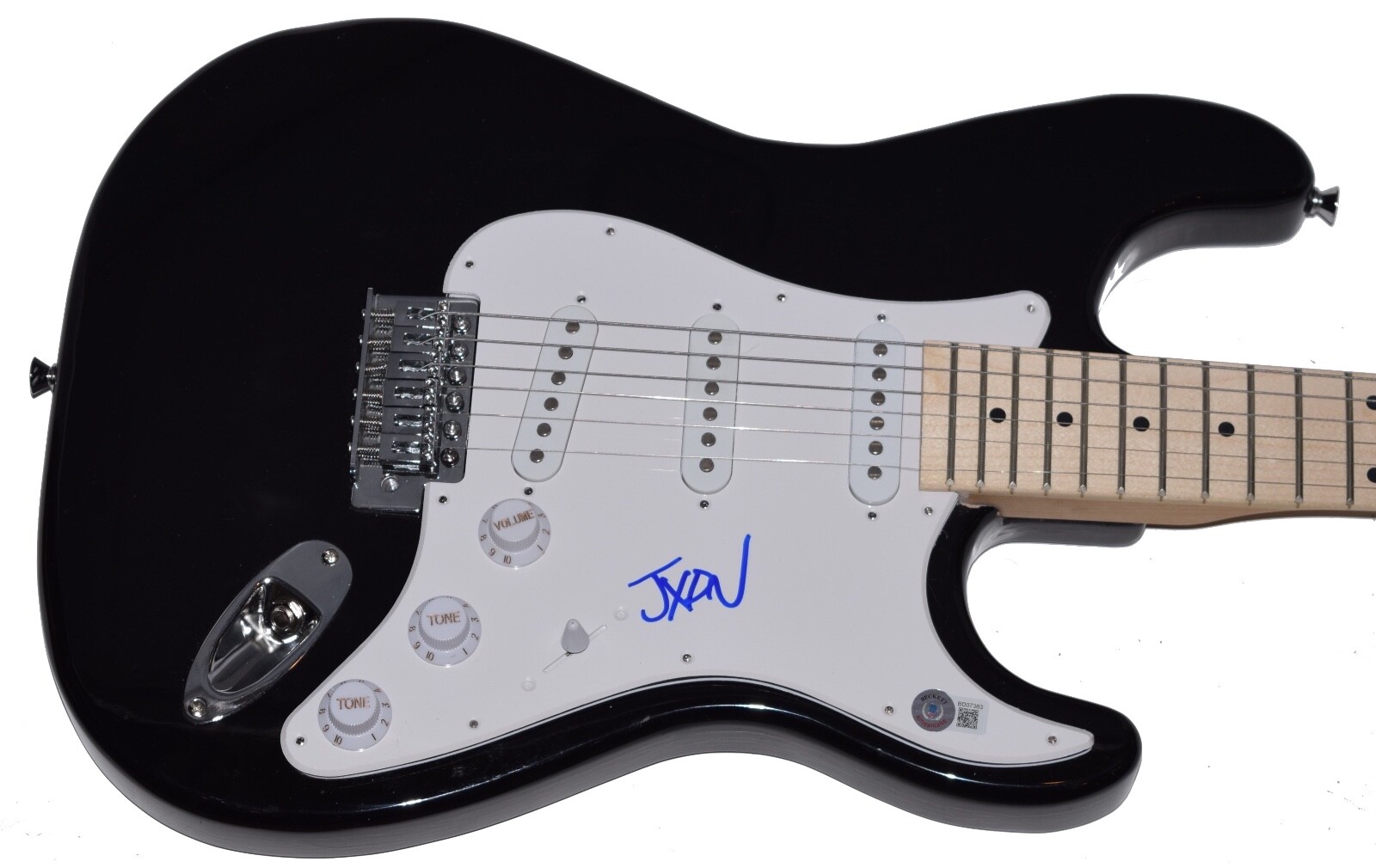 Jaden Hossler Jxdn Signed Autograph Electric Guitar Angels & Demons Beckett COA