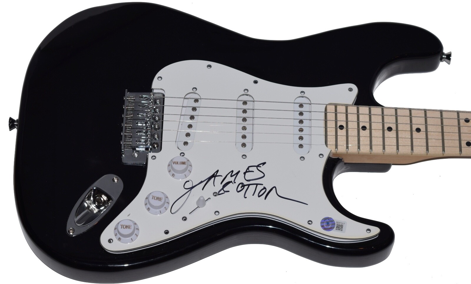 James Cotton Signed Autographed Electric Guitar Muddy Waters Blues Beckett COA