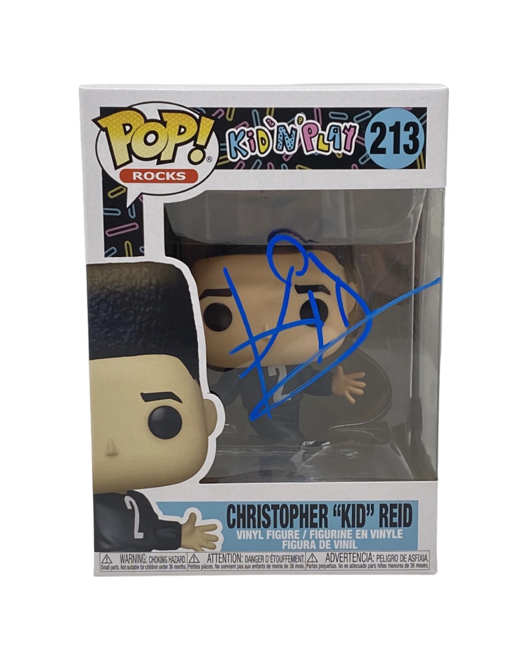 CHRISTOPHER KID REID SIGNED FUNKO POP FIGURE KID N PLAY HOUSE PARTY BECKETT COA COLLECTIBLE MEMORABILIA