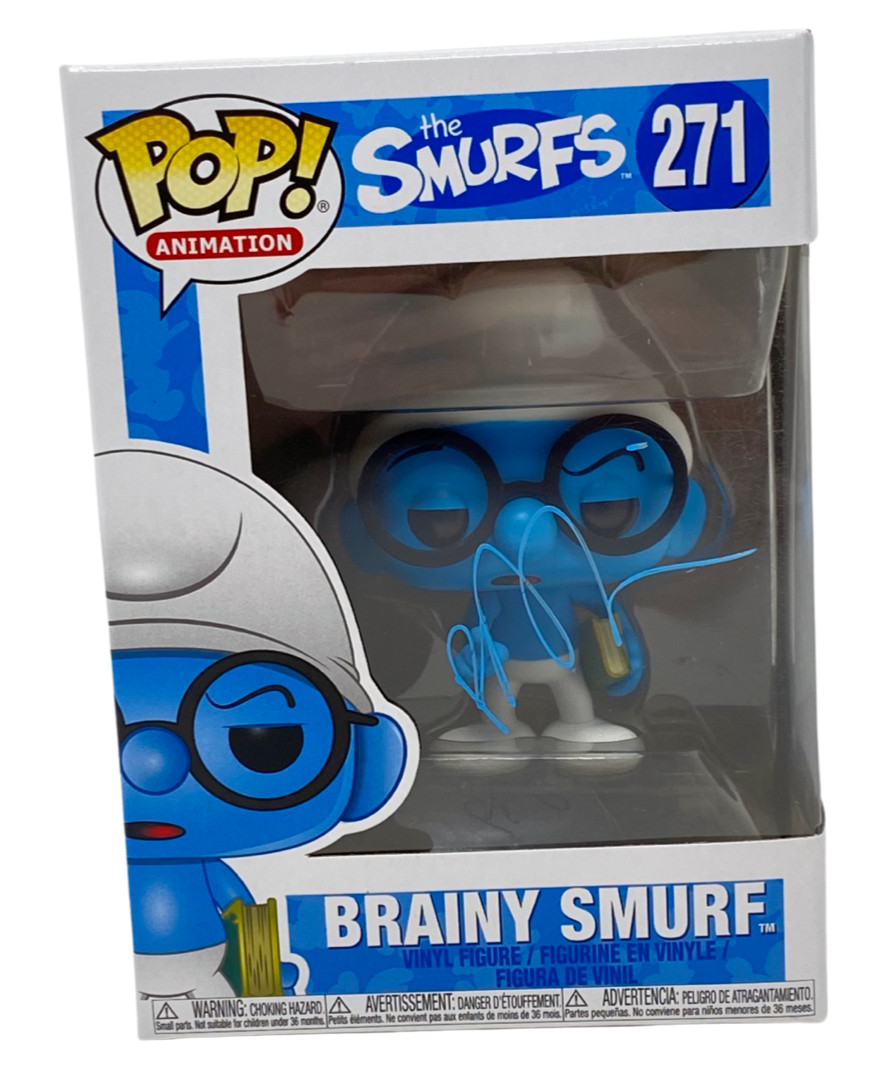 Fred Armisen Signed Brainy Smurf #271 The Smurfs Funko Pop Animation Beckett COA