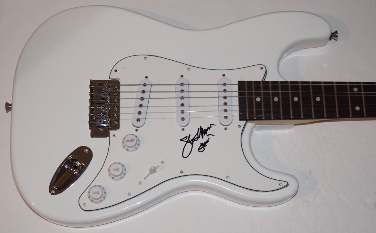 STEVE MORSE DEEP PURPLE SIGNED AUTOGRAPHED ELECTRIC GUITAR COA COLLECTIBLE MEMORABILIA