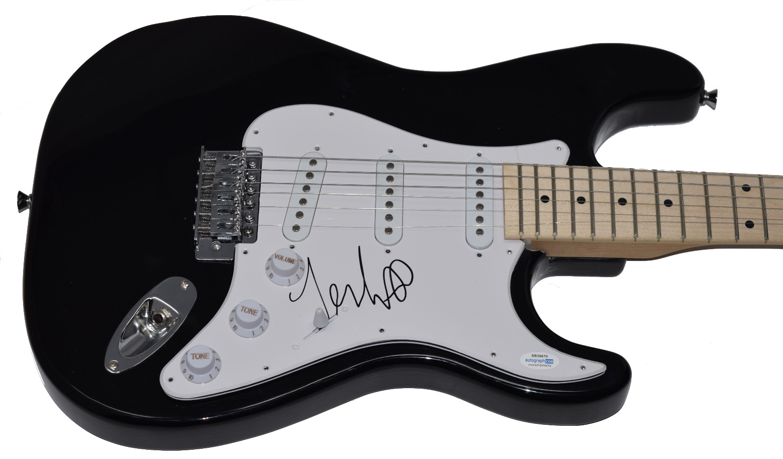 Jessie J Signed Autographed Electric Guitar Bang Bang Pop Singer ACOA COA