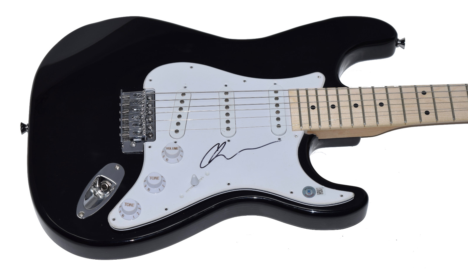 Ozuna Juan Carlos Signed Autographed Electric Guitar Rapper Singer Beckett COA