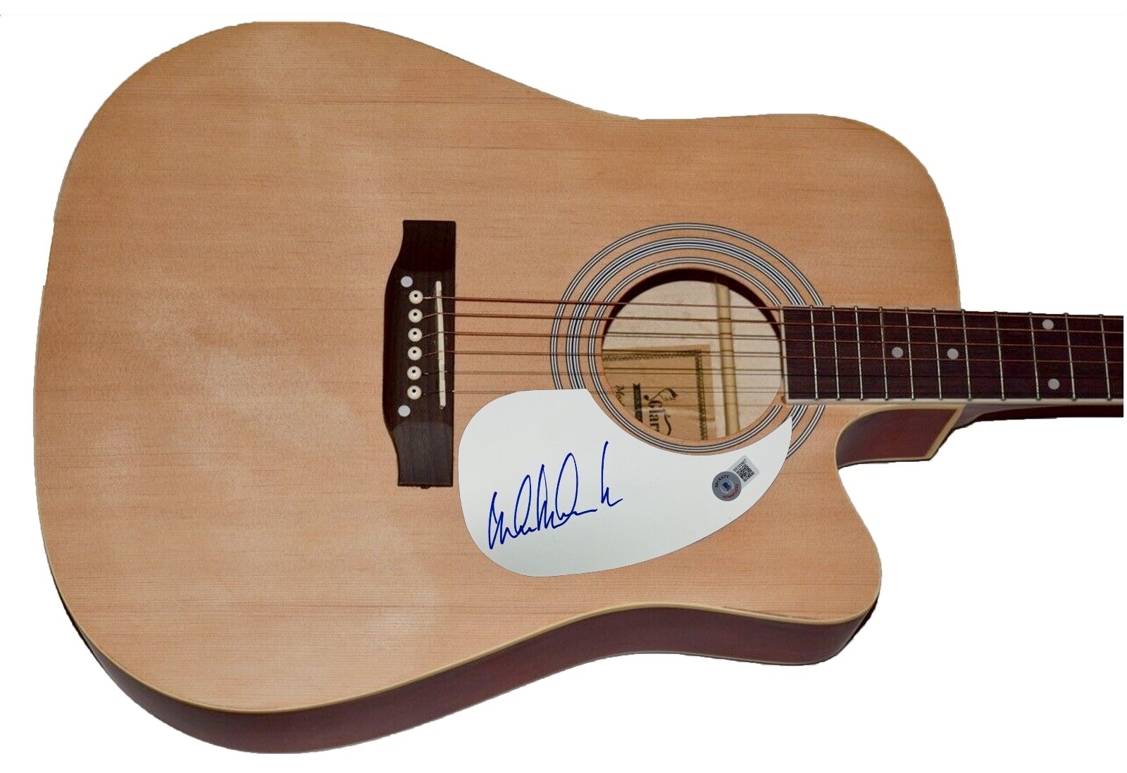 Michael McDonald The Doobie Brothers Signed Acoustic Guitar Beckett COA