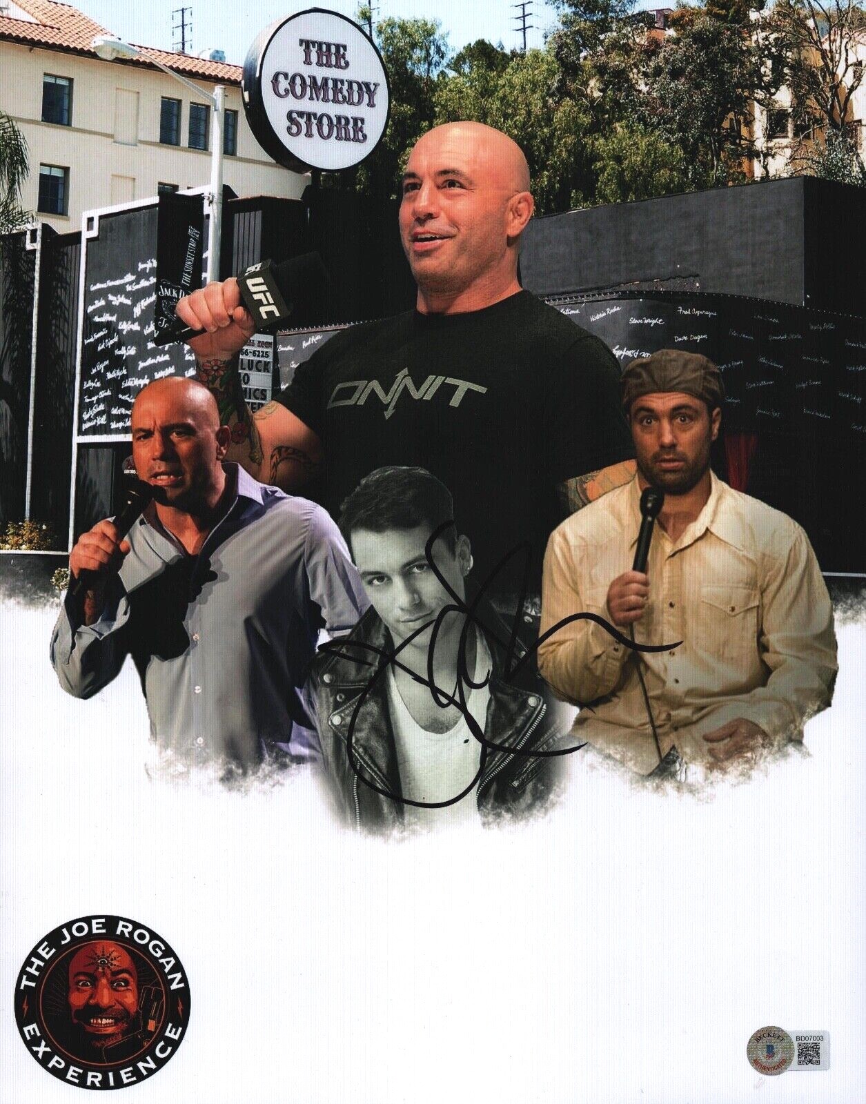 Joe Rogan Signed Autographed 11x14 Photo Experience UFC Jre Beckett COA