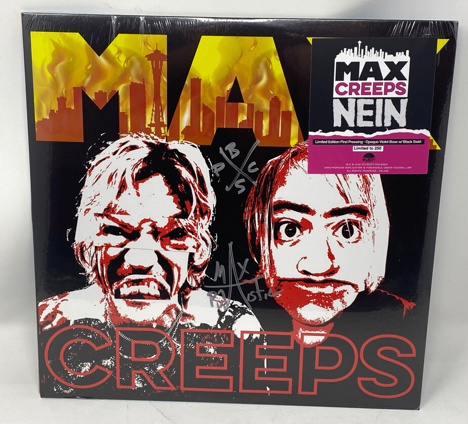 Duff McKagan Max Creeps Signed Autographed Nein Vinyl Record LP Guns N Roses COA