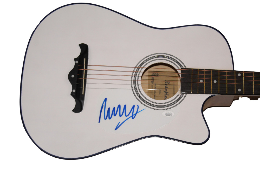 MARCUS MUMFORD SIGNED AUTOGRAPH FULL SIZE ACOUSTIC GUITAR MUMFORD & SONS JSA COA