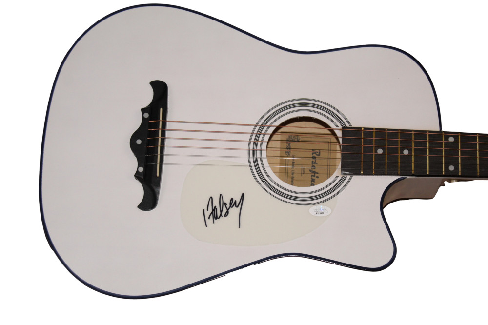 HALSEY SIGNED AUTOGRAPH ACOUSTIC GUITAR IF I CAN'T HAVE LOVE I WANT POWER W/ JSA