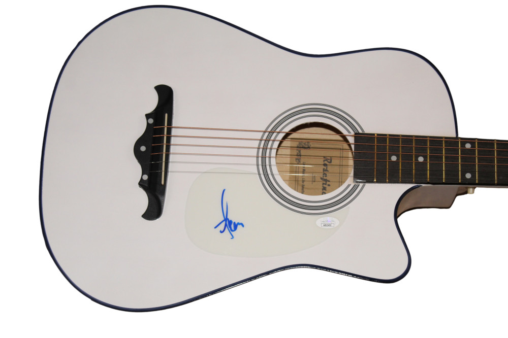 ADAM DURITZ SIGNED AUTOGRAPH FULL SIZE ACOUSTIC GUITAR – COUNTING CROWS JSA COA COLLECTIBLE MEMORABILIA