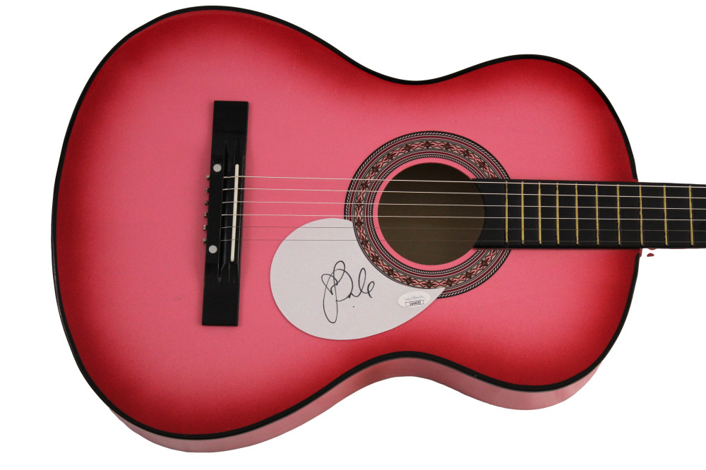 PINK ALECIA MOORE SIGNED AUTOGRAPH FULL SIZE ACOUSTIC GUITAR - VERY RA ID: 20902