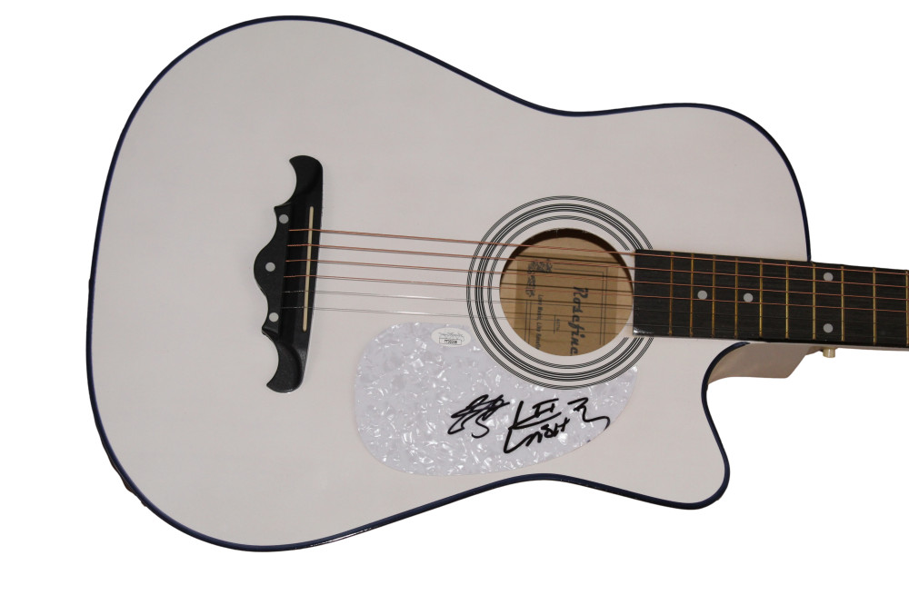 LOCASH SIGNED AUTOGRAPH FULL SIZE ACOUSTIC GUITAR - COUNTRY MUSIC STARS JSA COA