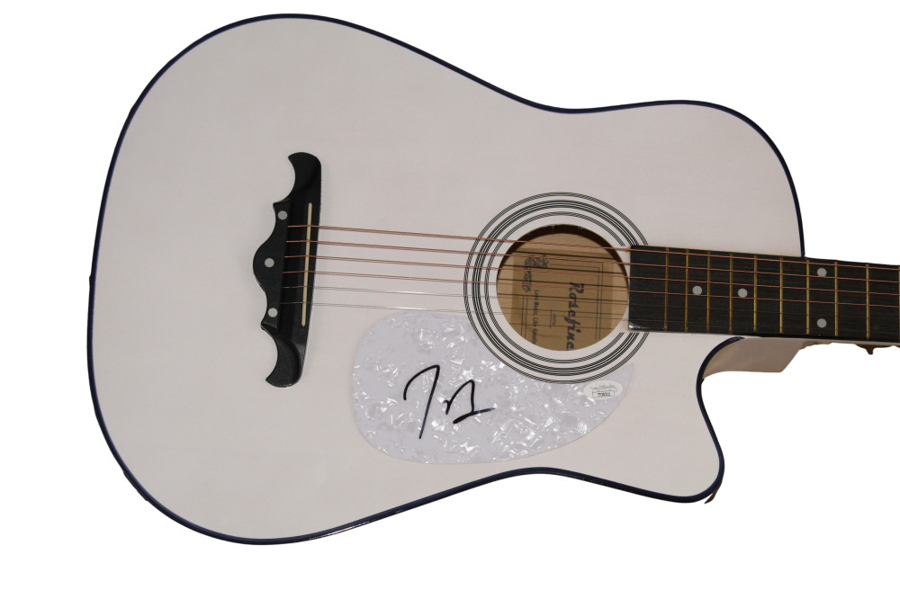 JIMMIE ALLEN SIGNED AUTOGRAPH FULL SIZE ACOUSTIC GUITAR - VERY RARE! W/ JSA COA