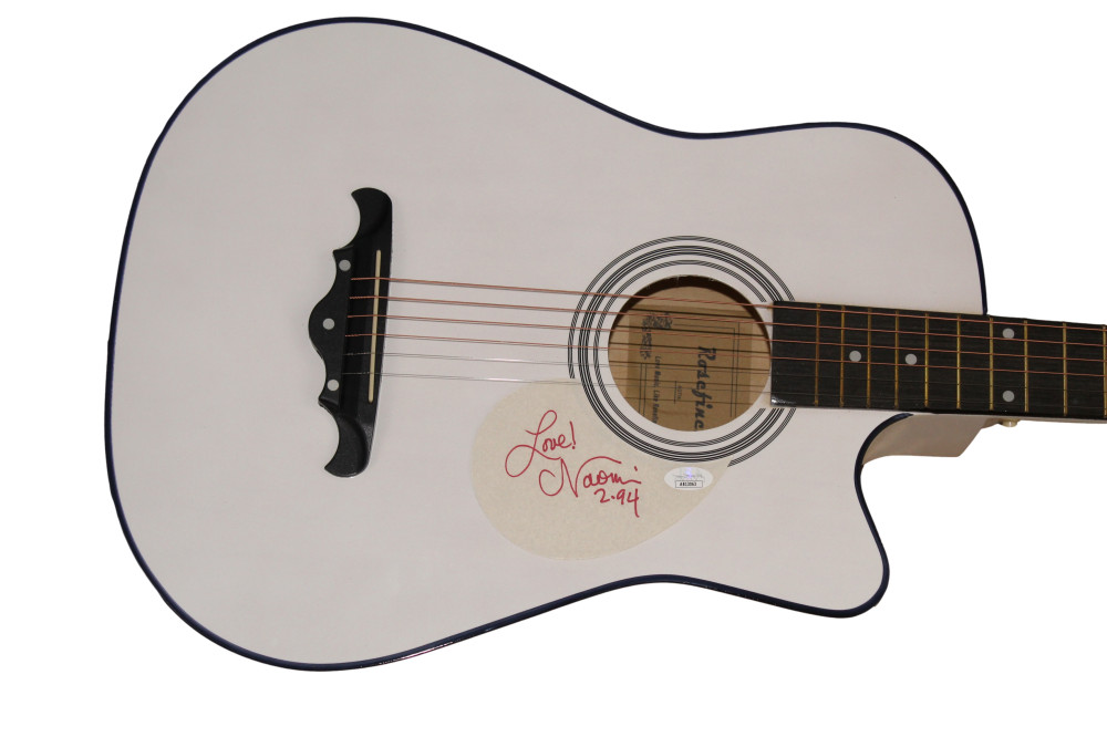 NAOMI JUDD SIGNED AUTOGRAPH FULL SIZE ACOUSTIC GUITAR - THE JUDDS COUNTRY W/ JSA